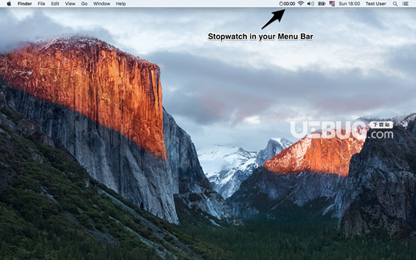 Menu Stopwatch Mac版
