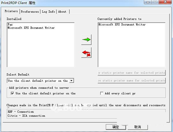 Print2RDP Client