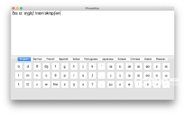 PhonetiKey Mac版