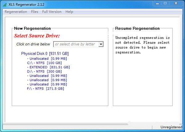 XLS Regenerator(Excel文件修復(fù)工具)