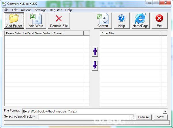 Convert XLS to XLSX(Excel文件轉(zhuǎn)換器)