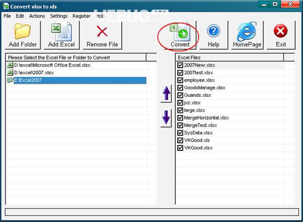 Convert XLSX to XLS(文件轉(zhuǎn)換器)v29.12.13免費版【5】