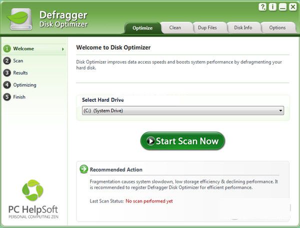 Defragger Disk Optimizer