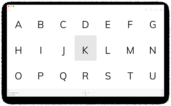 Letterforms(字體設(shè)計軟件)v1.0.0 Mac版【2】