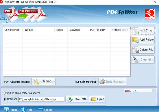 Axommsoft PDF Splitter