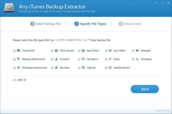 Any iTunes Backup Extractor