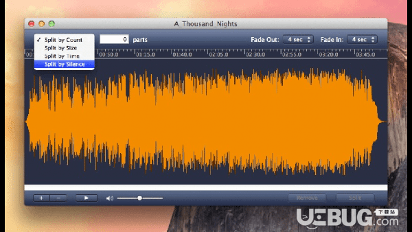 MP3 Splitter Mac版
