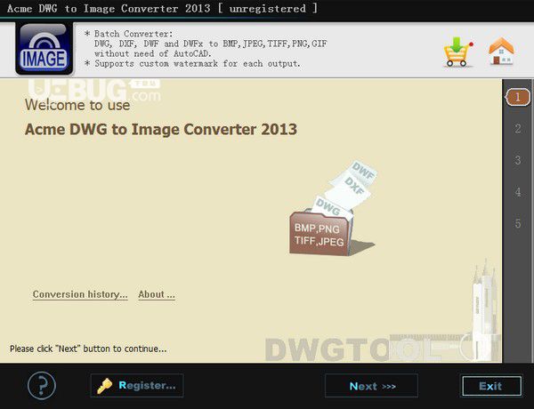 Acme DWG to Image Converter v5.9.6.90免費(fèi)版【1】