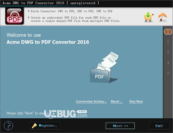 Acme DWG to SVG Converter(PDF轉(zhuǎn)換器)