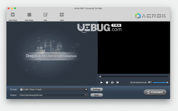 Acrok MXF Converter Mac版