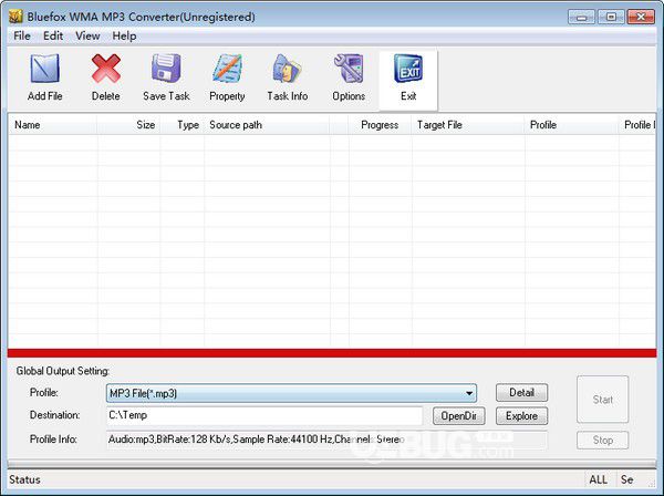 Bluefox WMA MP3 Converter v3.01免費(fèi)版