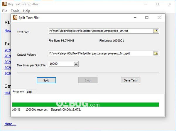 BigTextFileSplitter(文件分割軟件)v1.0免費(fèi)版