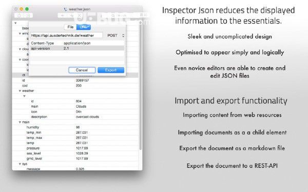 Inspector Json Mac版