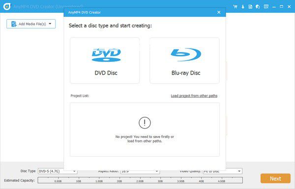 4Videosoft DVD Creator(DVD刻錄工具)v7.2.60免費(fèi)版