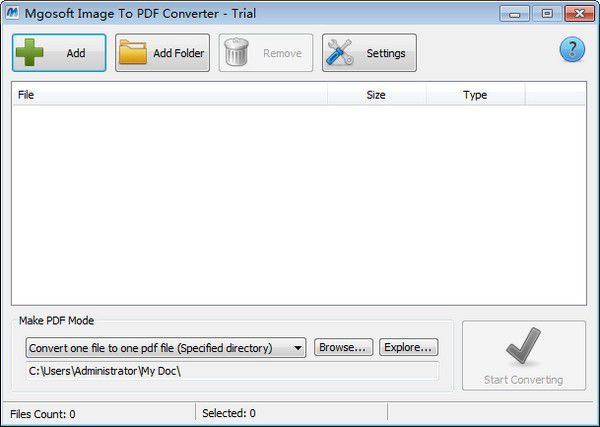 Mgosoft Image To PDF Converter(圖片轉(zhuǎn)PDF工具)