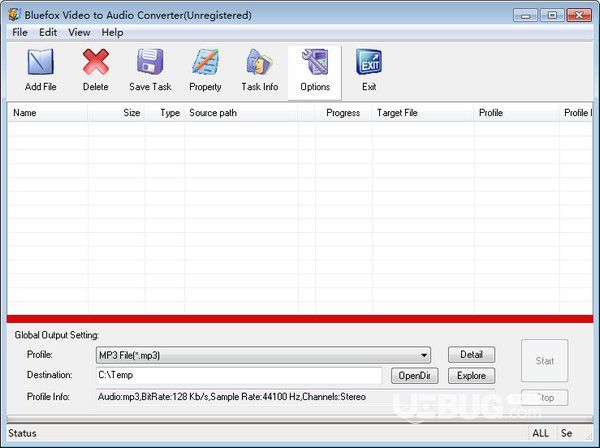 Bluefox Video to Audio Converter v3.01免費(fèi)版