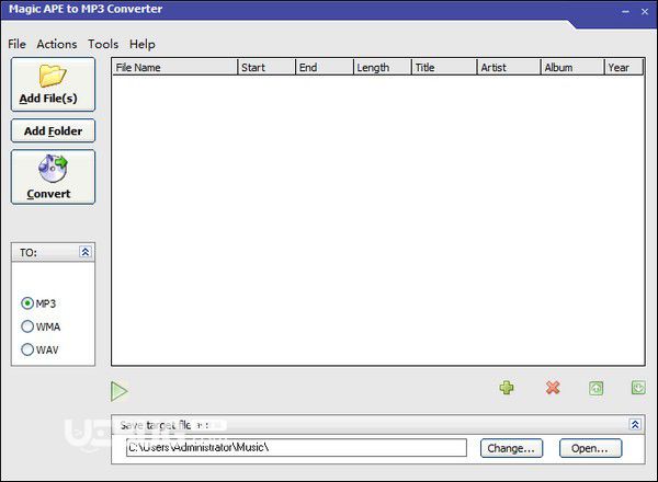 Magic APE to MP3 Converter v3.75免費(fèi)版