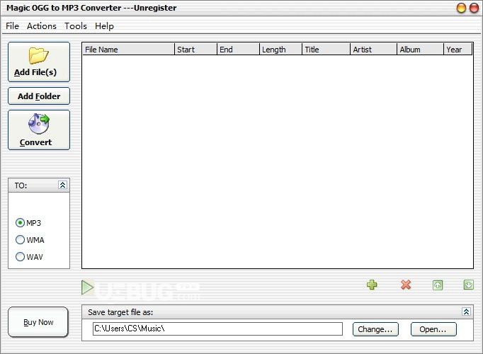 Magic OGG to MP3 Converter