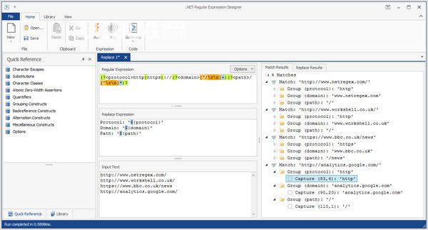 .NET Regular Expression Designer v4.0.2.17486免費(fèi)版【2】