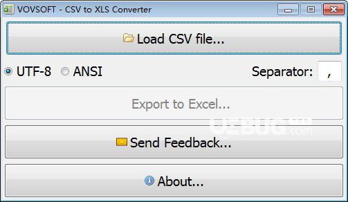 CSV to XLS Converter(CSV轉(zhuǎn)XLS轉(zhuǎn)換器)v1.1免費版