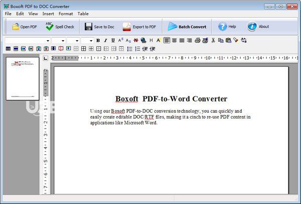 Boxoft PDF to DOC Converter(PDF轉(zhuǎn)DOC軟件)