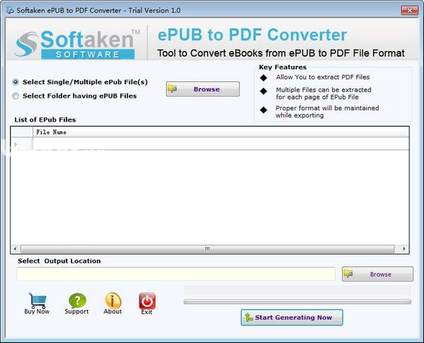 Softaken ePUB to PDF Converter(ePUB轉(zhuǎn)PDF工具)