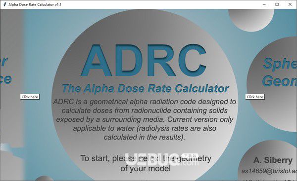 Alpha Dose Rate Calculator(阿爾法輻射計算)