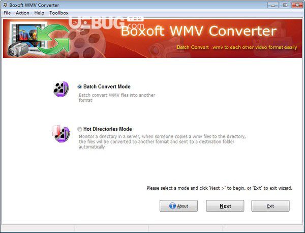 Boxoft WMV Converter(wmv格式轉(zhuǎn)換器)v1.0免費版