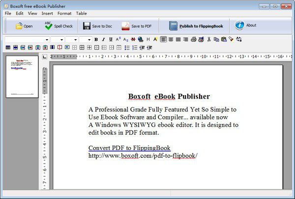 Boxoft Free eBook Publisher(電子書出版軟件)