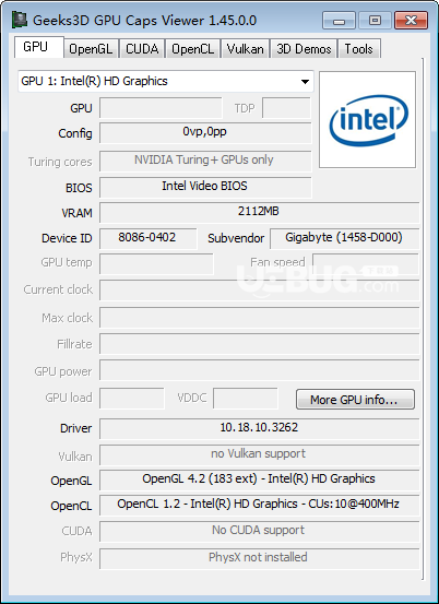 GPU Caps Viewer(顯卡檢測(cè)工具)