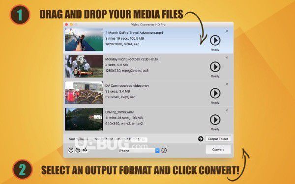 ALL Video Converter HD Mac版