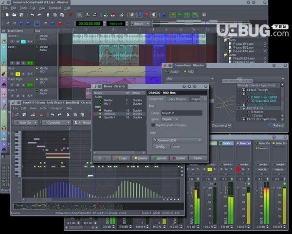 Qtractor(多軌音序器)v0.9.19免費版【1】