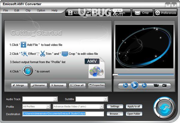 Emicsoft AMV Converter(AMV轉(zhuǎn)換器)