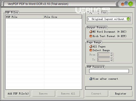 VeryPDF PDF to Word OCR Converter v3.10免費版