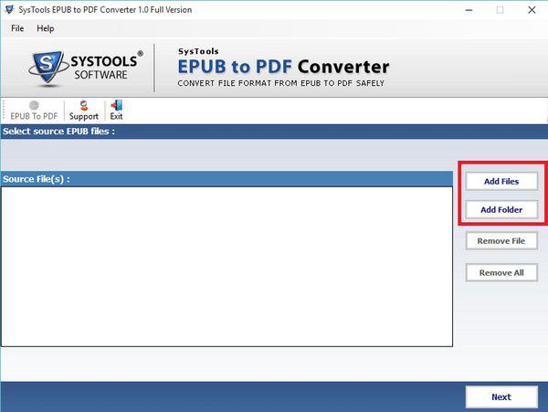 SysTools EPUB to PDF Converter v1.0免費(fèi)版【2】