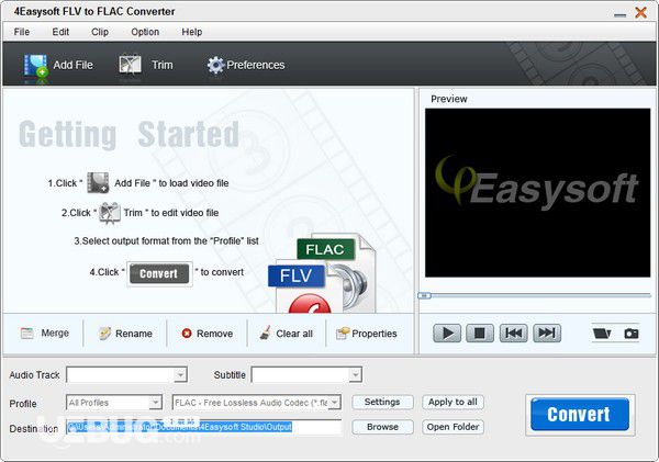 4Easysoft FLV to FLAC Converter v3.2.26免費(fèi)版