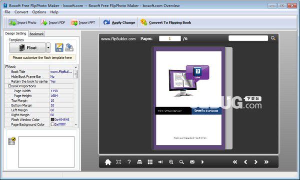Boxoft Free FlipPhoto Maker v1.0免費版