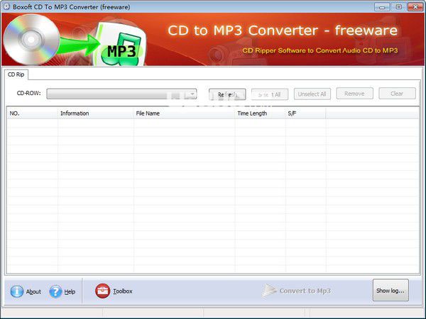 Boxoft CD to MP3 Converter v1.0免費版