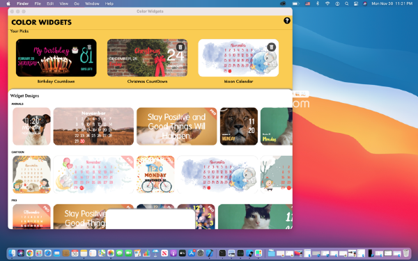 Color Widgets Mac版