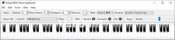 Virtual MIDI Piano Keyboard v0.8.0免費(fèi)版