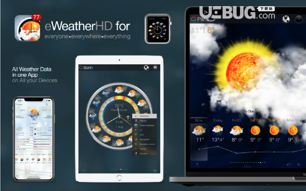 eWeather H?D(天氣預(yù)報(bào)軟件)v3.16 Mac版【3】