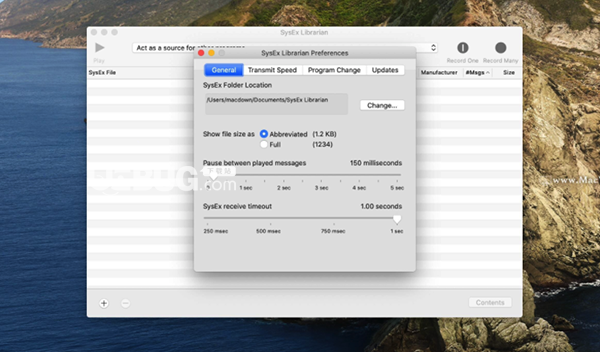 SysEx Librarian(SysEx文件庫(kù)管理工具)v1.4.1 MacOS免費(fèi)版【3】