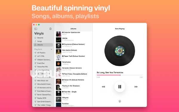 Vinyl?s(音樂播放器)v1.0.13 Mac版【2】