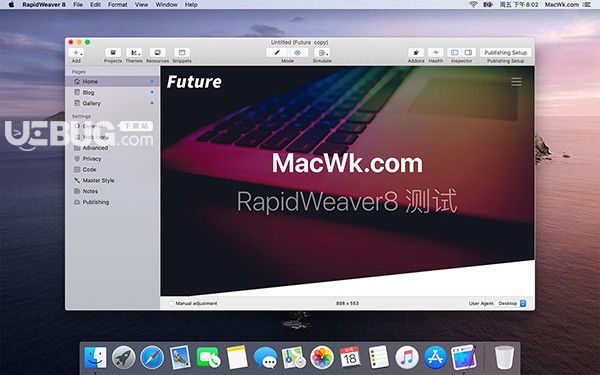 RapidWeaver(網(wǎng)頁制作軟件)v8.8.2 MacOS免費(fèi)版【2】