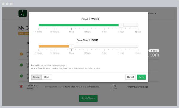Healthchecks(cron作業(yè)監(jiān)控服務(wù))v1.19.0免費(fèi)版【2】