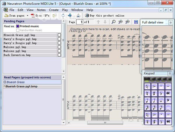 PhotoScore Midi Lite(樂譜扒譜軟件)