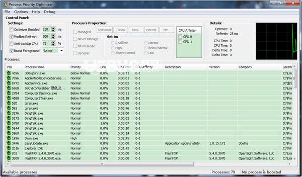 Process Priority Optimizer(進(jìn)程優(yōu)化工具)