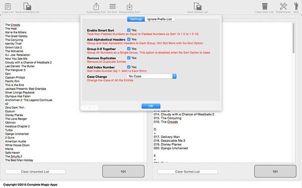 Magic Sort List(文檔編輯軟件)v3.3.4 MacOS免費(fèi)版【2】