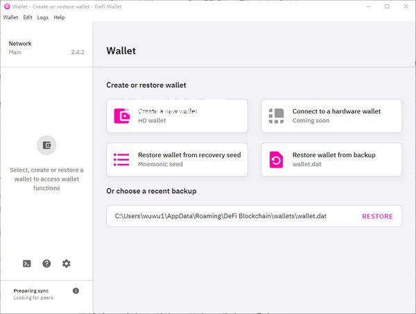 DeFi Wallet(虛擬金融錢包)