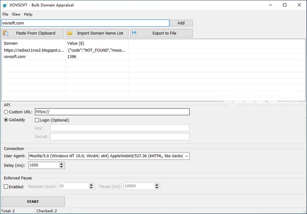 Bulk Domain Appraisal(域名價(jià)值評(píng)估軟件)v2.0免費(fèi)版【2】